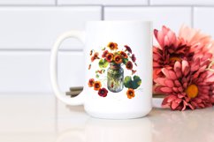 Nasturtium Bottle | Sublimation Clipart Product Image 2