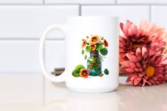 Nasturtium Bottle | Sublimation Clipart Product Image 2