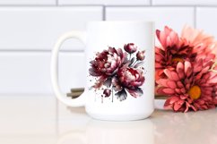 splash of Metallic Peonies | Clipart Product Image 2