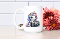 Photographing Baby Unicorn | Clipart Product Image 2