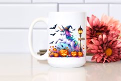 Vibrant Halloween Unicorn | Sublimation | Clipart Product Image 2