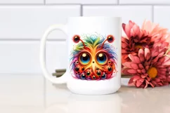 Colorful Baby Ladybug | Crazy Eyes Clipart Product Image 2