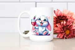 Bunny Wine Tongue | Sublimation | Clipart Product Image 2