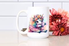 Colorful Unicorn in Farandole Dancer&#039;s Attire, PNG Product Image 2