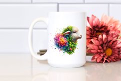 Abstract Vibrant Watercolor Lamb, Transparent PNG Product Image 2