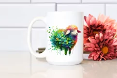 Abstract Vibrant Watercolor Lamb, Transparent PNG Product Image 2
