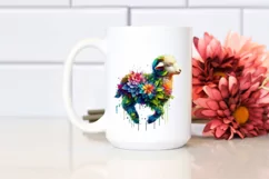 Abstract Vibrant Watercolor Lamb, Transparent PNG Product Image 2