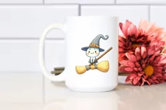 Funny Watercolor Broom | Sublimation | Clipart Product Image 2