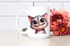 Expressive Cat Portrait, High-Res PNG Product Image 2