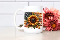 Vintage Sunflower Fireworks | Sublimation | Clipart Product Image 2