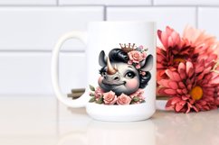Detailed Rhino Smiling | Sublimation | Clipart Product Image 2