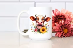 Cow Enthusiastic Cow Portrait with Large Goofy Smile | Product Image 2