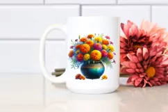 Vibrant Colorful VASE | Sublimation | Clipart Product Image 2