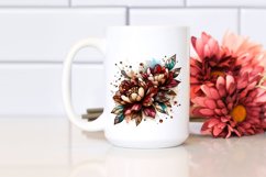 Stained Peonies | Clipart Product Image 2