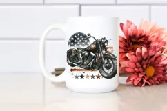 Vibrant Motorcycle Stars | Sublimation | Clipart Product Image 2