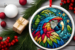 Round Christmass Ornament PNG Product Image 2