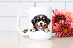 Cute Funny Crazy Baby Bernese Mountain Dog | Sublimation | Product Image 2
