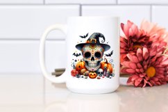 Funny Halloween Skull | Sublimation | Clipart Product Image 2