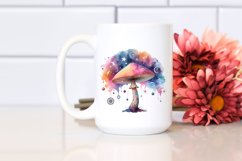 Colorfull Magical Astral Mushroom Splash | Sublimation Product Image 2
