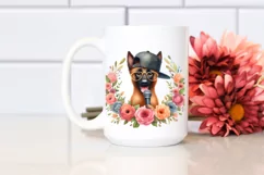 Malinois Hip Hop Singer | Sublimation | Clipart Product Image 2