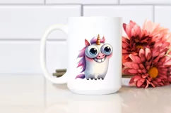 Funny Expressive Unicorn, Transparent PNG Product Image 2