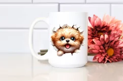 Funny Enthusiastic Bichpoo with Popping Eyes | Sublimation | Product Image 2