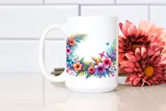 Colorful Hawaiian Flowers, Transparent PNG Product Image 2