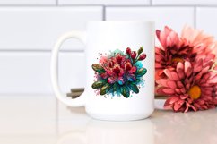 Stained Rhododendron Watercolor | Clipart Product Image 2