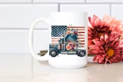 Vintage Truck Sublimation Clipart Product Image 2
