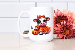 Cute Baby Cow Halloween | Sublimation | Clipart Product Image 2
