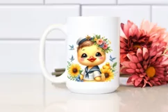 sailor Baby Duck Yellow Flower | Clipart Product Image 2