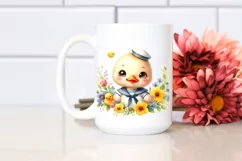 sailor Baby Duck Yellow Flower | Clipart Product Image 2