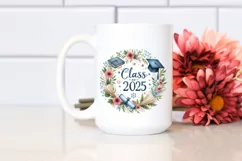 Class of 2025 Watercolor | Sublimation | Clipart Product Image 2