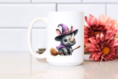 Funny Baby Rhino Witch Broom Product Image 2