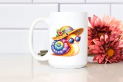 Cute Baby Snail with Sunglasses and Sun Hat Product Image 2