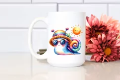 Cute Baby Snail with Sunglasses and Sun Hat Product Image 2