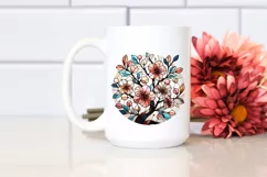 Detailed Cherry Blossom Watercolor | Clipart Product Image 2