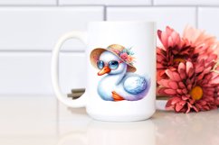 Colorful Cute Baby Swan | Clipart Product Image 2