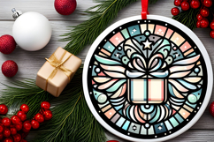 Round Christmass Ornament PNG Product Image 2