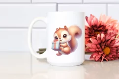 Vintage Baby Squirrel, Transparent PNG Product Image 2