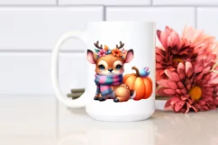 Baby Elk Watercolor | Clipart Product Image 2