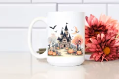 Cute Castle Haloween Image, Transparent PNG Product Image 2