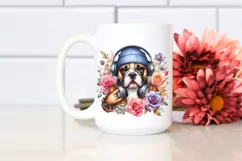 Bulldog Hip Hop Singer Flowers Product Image 2