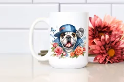Bulldog Hip Hop Singer Flowers Product Image 2