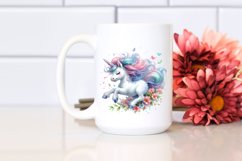 Baby Unicorn Pastel Clipart Product Image 2