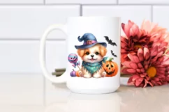 Cute Dog Halloween Sublimation Clipart Product Image 2