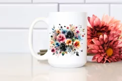 Colorful Black Roses Abstract PNG Product Image 2