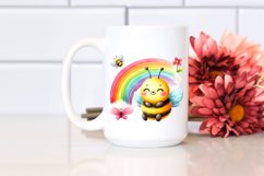 Colorful Cute Baby Bee | Clipart Product Image 2
