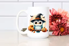 Expressive Baby Owl Sitting PNG Product Image 2