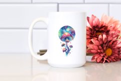 Colorful Magical Celestial Mushroom Splash | Sublimation | Product Image 2